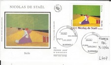 France; FDC Lettre; avec Yv 3762. (L407) Frankreich