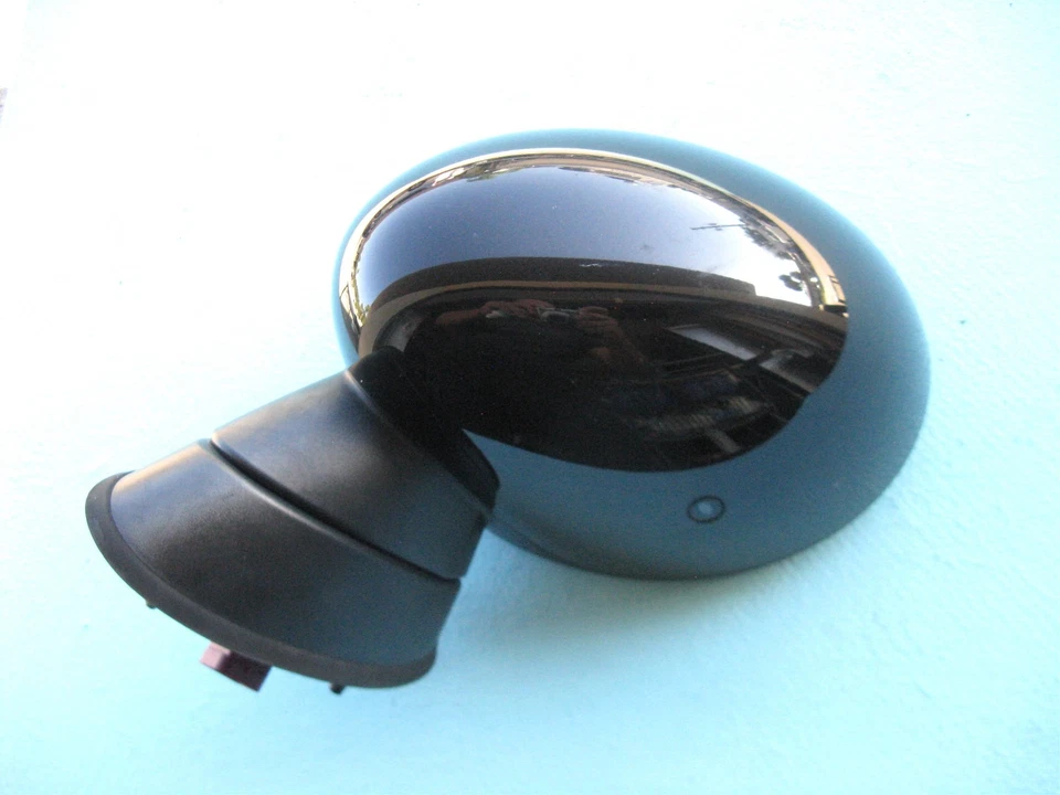 16 17 18 MINI COOPER CLUBMAN ESPELHO DE PORTA LATERAL ESQUERDO DO MOTORISTA PRETO USADO FABRICANTE DE EQUIPAMENTO ORIGINAL LH - Imagem 4 de 4