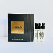 3 x Tom Ford Black Orchid Reserve Parfum Sample Spray 1.5ml each