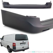 Stoßstange hinten passt für VW T5 2003-2012 ohne Parkhilfe geriffelt dunkelgrau