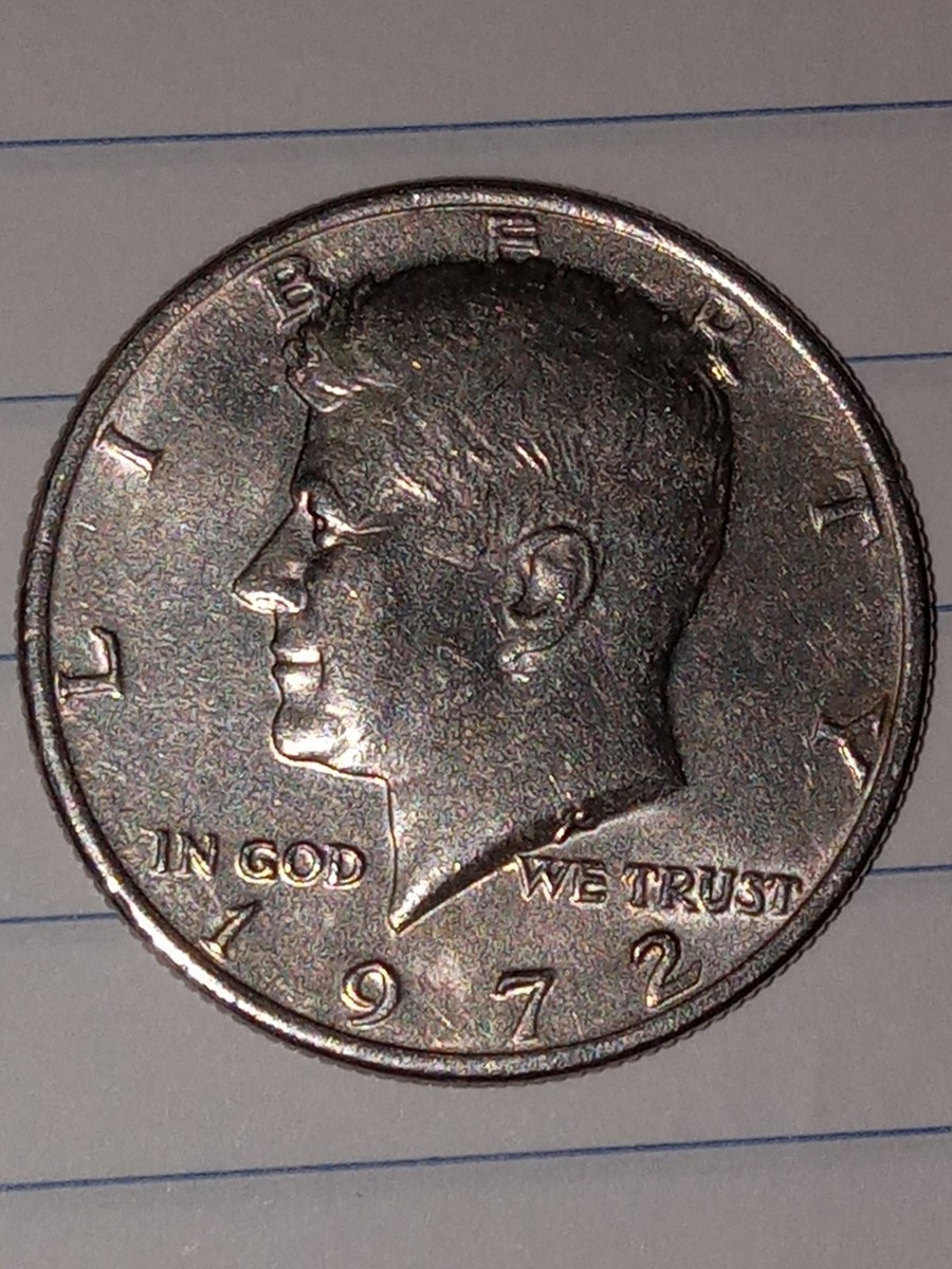 1972 John F Kennedy silver half Dollar U.S MINT 11.21 grams | eBay