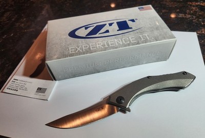 Zero Tolerance (ZT) 0460Ti Titanium Pocket Knife: 20CV Blade DISCONTINUED & MINT