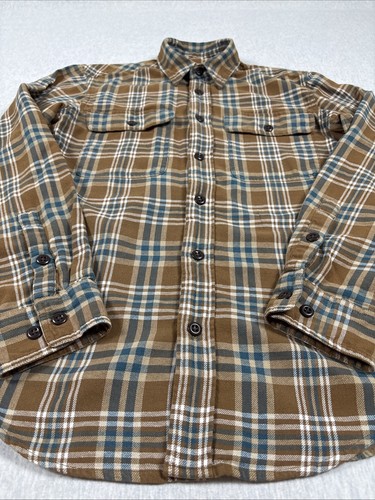 CC Filson Shirt Mens XS Brown Lightweight Work Flannel Outdoors - Picture 7 of 10
