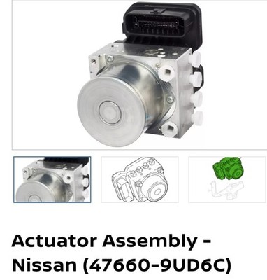 Genuine Nissan Actuator Assembly 47660-9UD6C