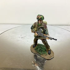 CONTÉ #6 3409L die-cast soldier with gun 54mm toy soldier used ng9308