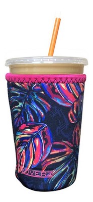 Neoprene Iced Coffee Sleeve - Medium Tropics