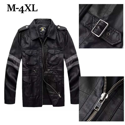 SALE Resident Evil Biohazard Leon Mantel Jacke Cosplay Kostüm Halloween Outfit