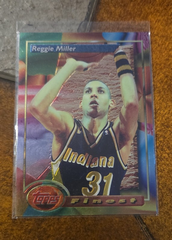 Lot Of 3 Topps Finest Reggie Miller 1993-94 Topps Finest #11 #106 1995 96 #31