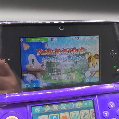 Nintendo 3DS Handheld-Spielkonsole CTR-001 Midnight Purple - Bild 3 von 15