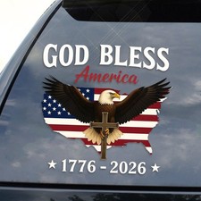 Car Decal USA 250th Anniversary 1776-2026 America 250 Semiquincenten Sticker