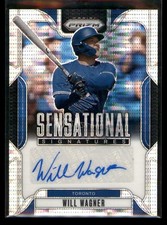 2025 Prizm Will Wagner #SS-WW Sensational Signatures Pulsar Prizms 117/199