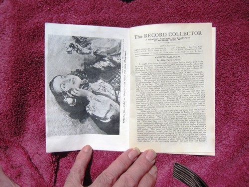 The RECORD COLLECTOR Magazine Oct 1949 Vol 4 10 Amelita Galli-Curci Discography - Picture 2 of 3