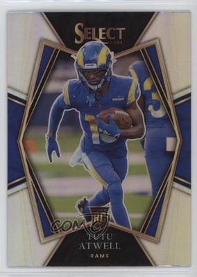 2021 Panini Select Premier Level Silver Prizm Tutu Atwell #161 Rookie RC 0x0t