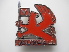 CLASSIC ALUMINIUM VAUXHALL BADGE, 91004243,Used.