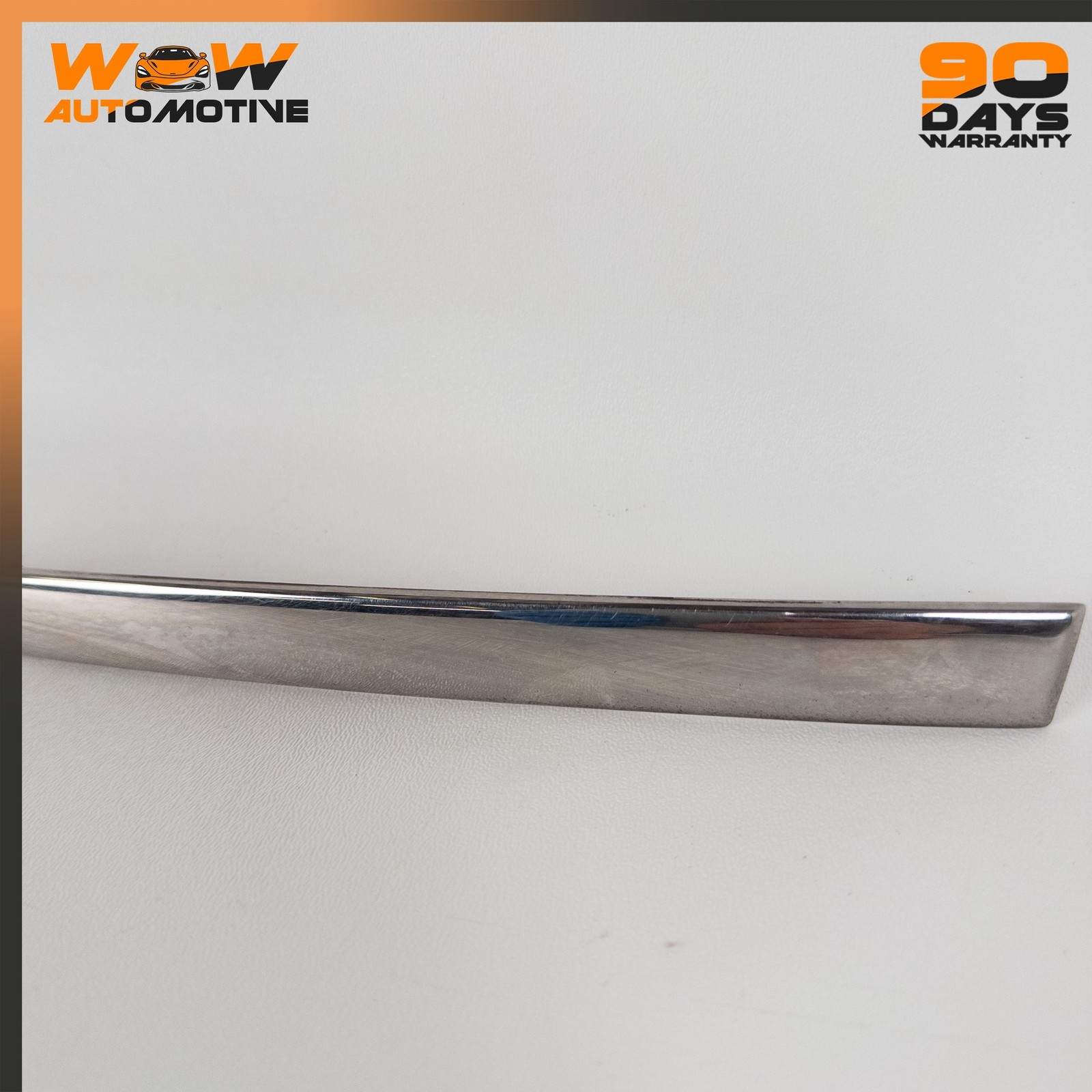 04-11 BENTLEY CONTINENTAL GTC GT REAR RIGHT BUMPER MOLDING TRIM CHROME OEM