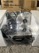 FOHERE Electric Meat Slicer Machine 200W Brand New RRP £100 BLACK