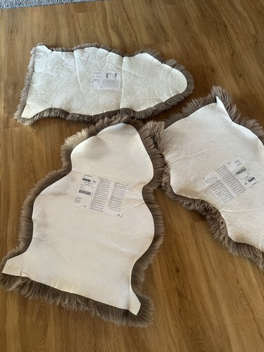Ikea Ullerslev Schaffell Schaffell Braun 3 Stück Guter Zustand - Bild 5 von 7
