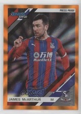 2019-20 Panini Chronicles Press Proof Orange Laser James McArthur #60 9hx