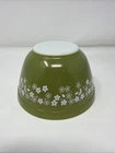 Pyrex Green Spring Blossom Crazy Daisy #401 1.5pt Mixing Bowl #2