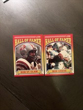 1990 Score - Hall of Famer Bob Griese #601 and Bob St Clair HOF  #596