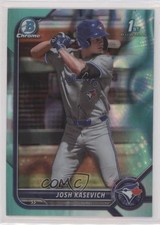 2022 Bowman Draft Chrome Aqua Lava Refractor 12/199 Josh Kasevich #BDC-45 0fz3