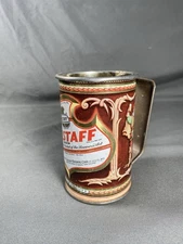 VINTAGE FALSTAFF FLAT TOP BEER CAN DRINKING CAN MUG TANKARD