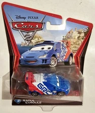 DISNEY PIXAR CARS 2 #9 RAOUL CAROULE FIGURE BRAND NEW FAST SHIPPING 