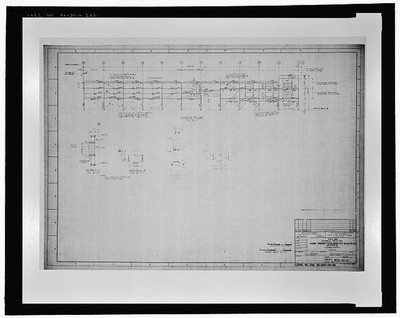 Clear Air Force Station Alaska 1961 BMEWS Radar Transmitter Building Plan
