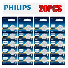 Philips 20PCS CR2450 Lithium Battery Long-Lasting & High Capacity 3V Coin Button