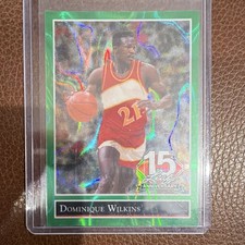 Leaf 15th Anniversary Dominique Wilkins Pre-Production Proof 1/1 Basketball NBA