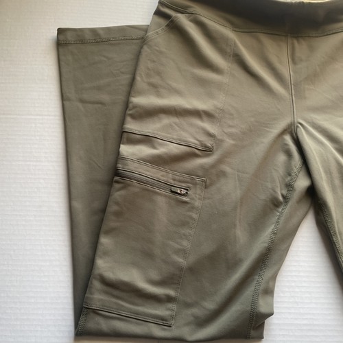 Duluth Trading Co Women’s Medium Cargo Utility Leggings Green - Picture 4 of 15