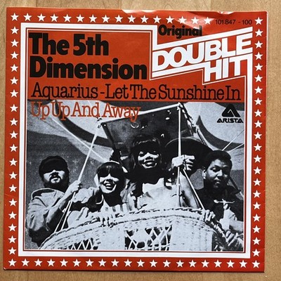 Vinyl 7'' Single: Double Hit - The 5th Dimension - Aquarius/Let The Sunshine In