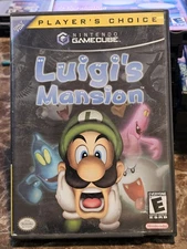 Luigi's Mansion - Player's Choice Nintendo GameCube 2001 Damaged Manual - Tested