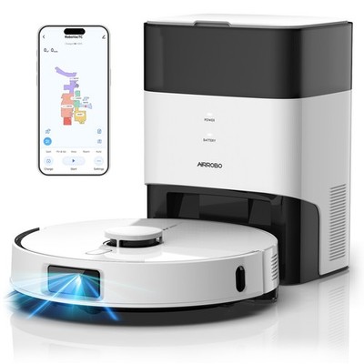 AIRROBO L60+ Saugroboter mit Wischfunktion Selbstentleerung LiDAR Hauskartierung