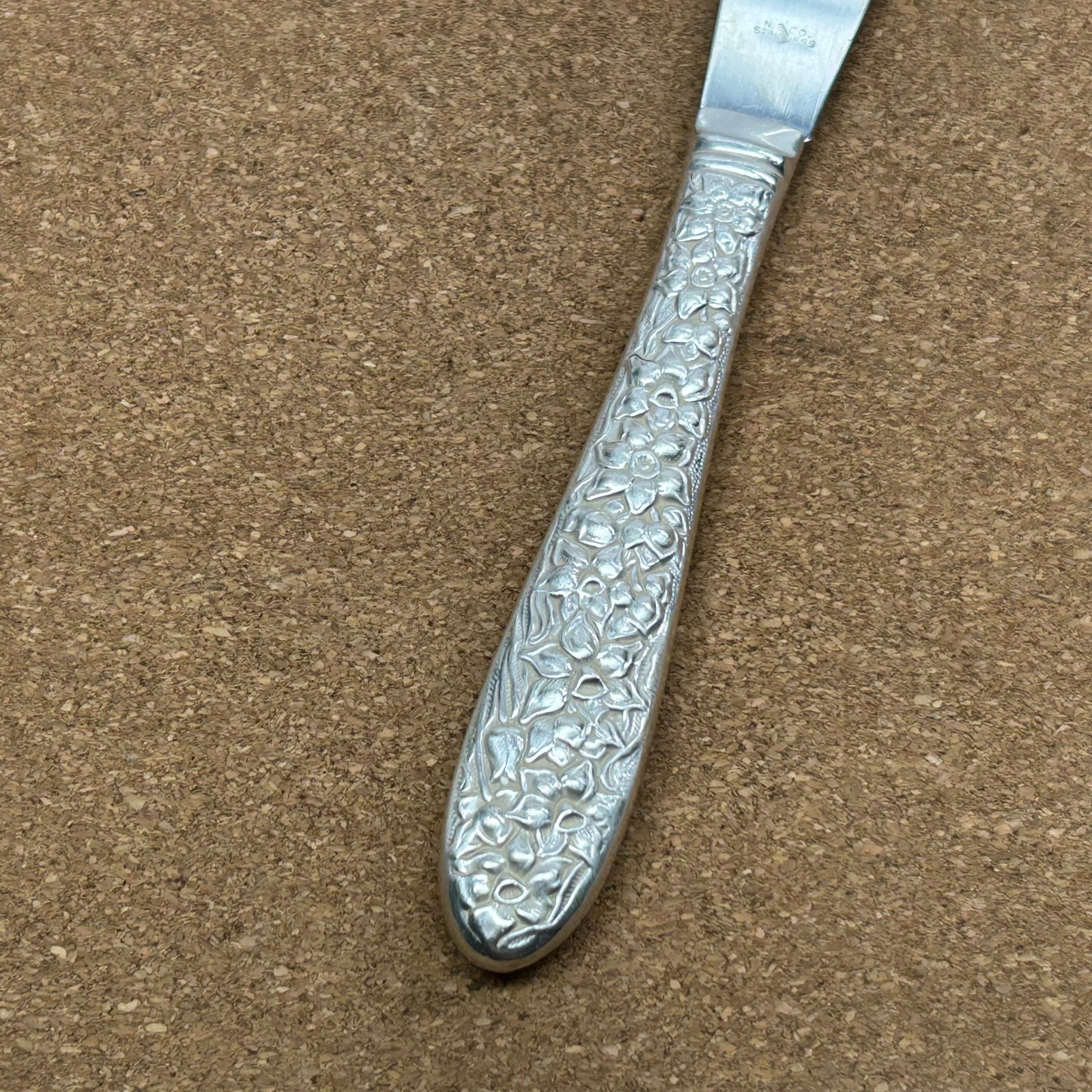 National Silver Co. Narcissus 1935 Silverplate 9.5" Long Dinner Knife