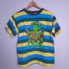 Vtg 90s Teenage Mutant Ninja Turtles Cartoon Shirt Medium TMNT Mirage Studios