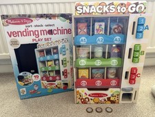 Melissa & Doug Wooden Vending Machine Playset Fun Food Toys Kids - BOXED