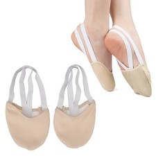 Half Sole Dance Shoes Leather Sole Wear Slip Resistant Soft Breathable