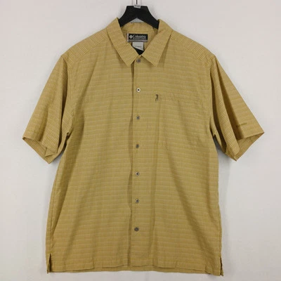Columbia XCO Short Sleeve Button Up Active Outdoors Mens Medium Pre-owned - Image 1 of 4