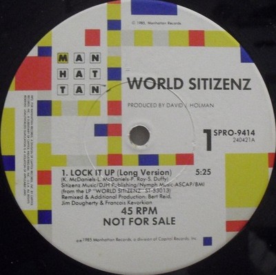 World Sitizenz, Lock It Up, (12'', Promo), NM or M-, 4287740874