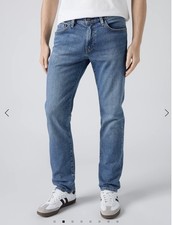 Levi s Premium 511 Slim Low Stretch Jeans W28 L32 Hard Worn Medium Wash Denim