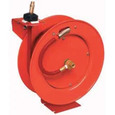 Lincoln Industrial 83754 Spring Return Hose Reel, 1/2 In Hose Dia, 50 Ft