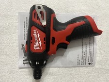 New Milwaukee 2401-20 M12 12V 12 Volt 1/4" Hex Cordless Screwdriver Li-ion