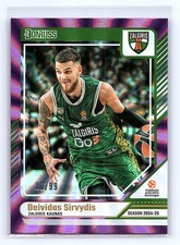 Deividas Sirvydis 2024-25 Donruss EuroLeague #5 Purple Laser #/99