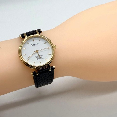 Burberry Unisex Quarz Gold Uhr 32mm Lederband Gebraucht - Bild 2 von 11