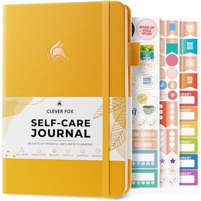 Self-Care Journal Wellness & Daily Reflection Notebook Mental Health &amp