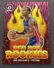 2024-25 Donruss Optic Ron Holland II Red Hot Rookies Pink Velocity SN:58/79