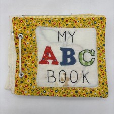 Vintage Homemade Quiet Busy Cloth ABC Alphabe...