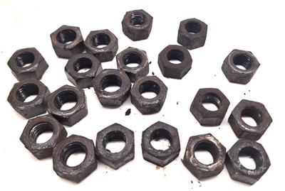 USED HEAD HARDWARE CYL HEAD NUTS FOR MCCORMICK-DEERING TRACTORS REF# 112125-426