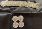 1955 D Roosevelt Dime  ROLL - BU- Uncirculated - SILVER Lowest mint year